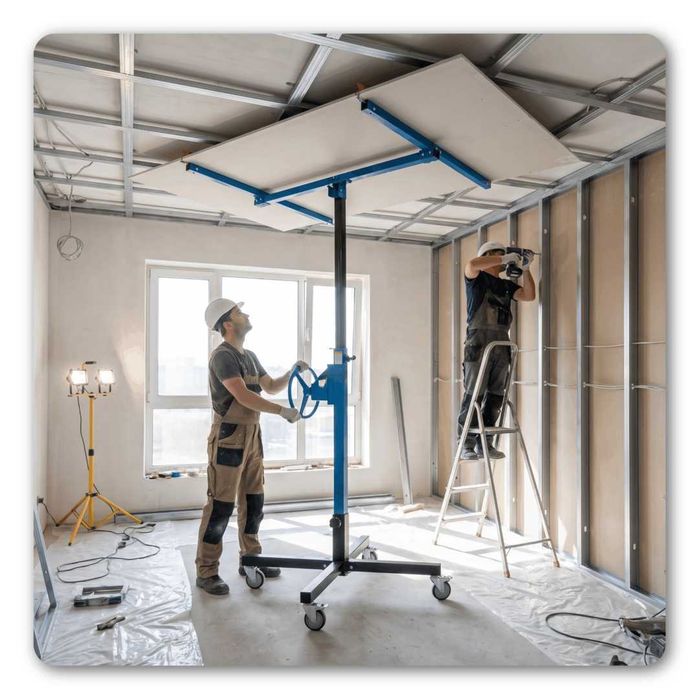 Podnośnik do płyt gipsowych GK i OSB 170–290 cm 40 kg Podnośnik do Regipsu
