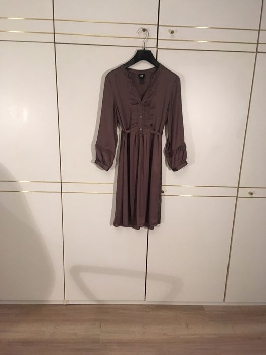Sukienka brązowa H&M rozmiar 36