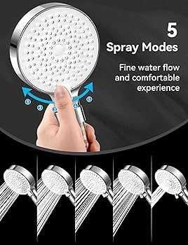 Słuchawka prysznicowa z FILTREM Magichome 5 rodzajów strumienia