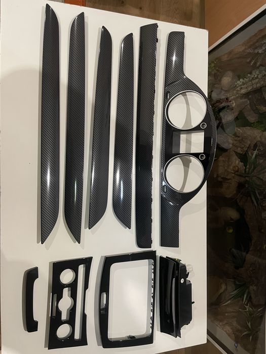 Dekory karbon black piano passat cc black dynamic