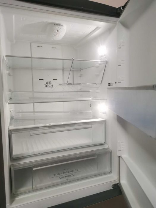 Combinado inox hotpoint