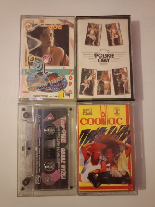 Top One,Cadillac,Polskie Orły, POP światowe przeboje kasety magnetofon