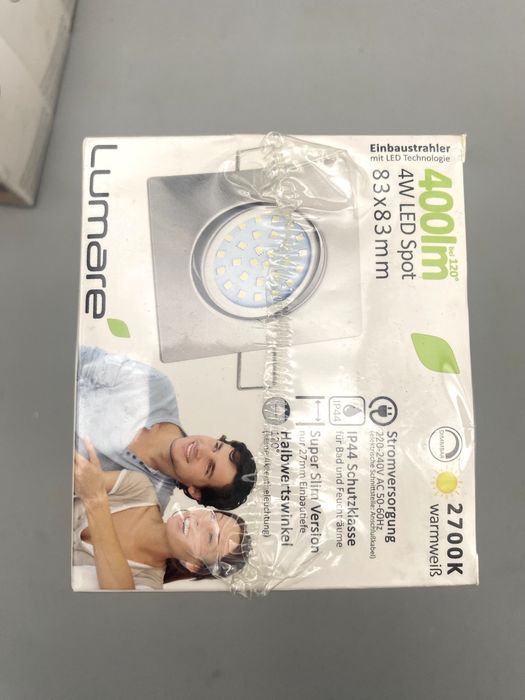 Zestaw 6 lampek led wpuszczanych