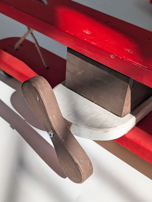 Duży samolot do sesji zdjęciowej fotograficznej dla dzieci na roczek