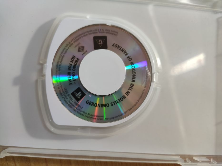 PSP - jogo Geronimo Stilton in the Kingdom of fantasy