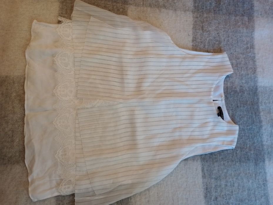 Letnia bluzeczka top biała Massimo Dutti roz 38
