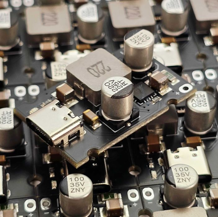 Плата (модуль) швидкої зарядки PD 65 Вт з інтерфейсом Type-C