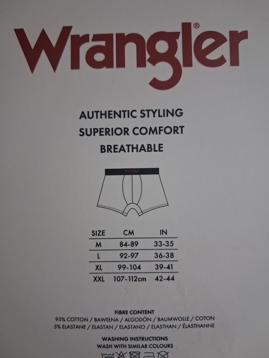 Bokserki Wrangler roz L