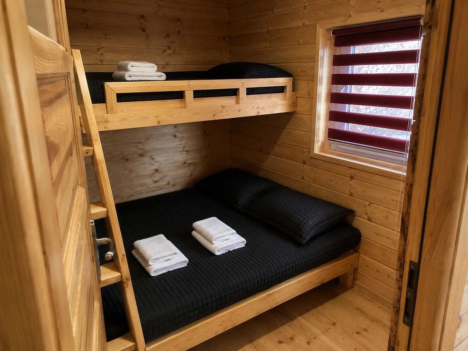 Domek z widokiem nad  jeziorem Rożnowskim, całoroczny, jacuzzi