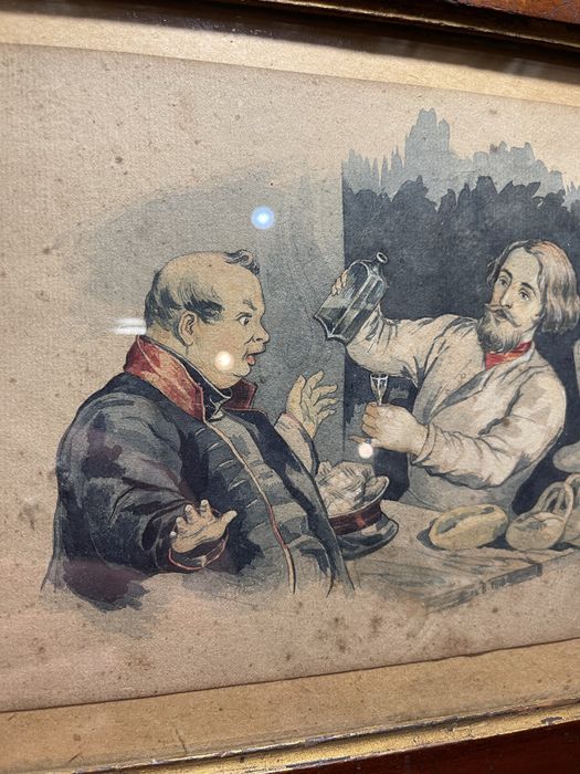 Картина «Взятка», 19 век.