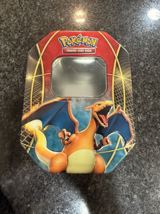 Caixa vazia Pokémon Charizard da série EX Power Trio