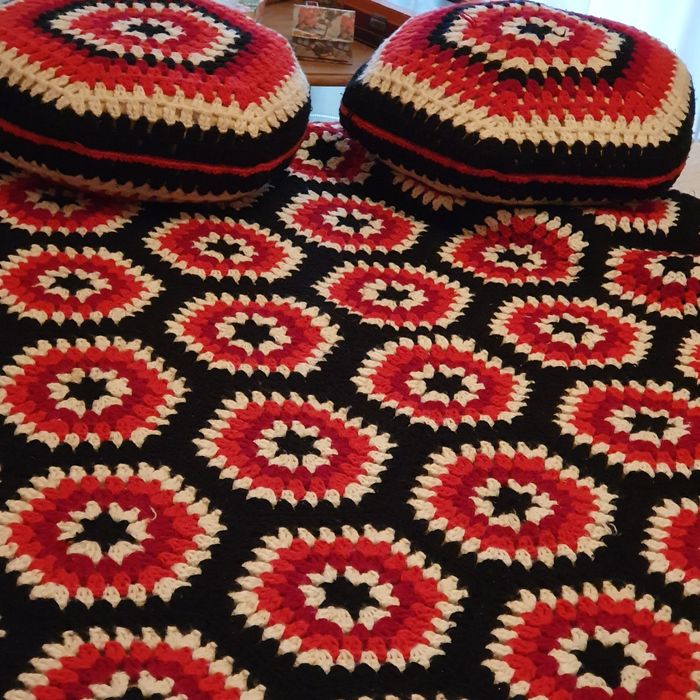 Colcha de lã cama single (hand made)