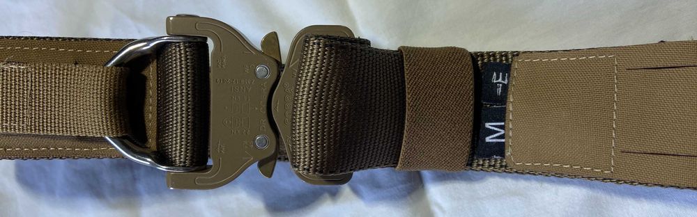 Cinto táctico combate MOLLE - Pitchfork-the-lightfighter-belt-coyote