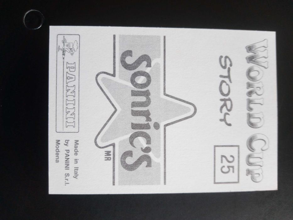 Cromo Panini World Cup Story