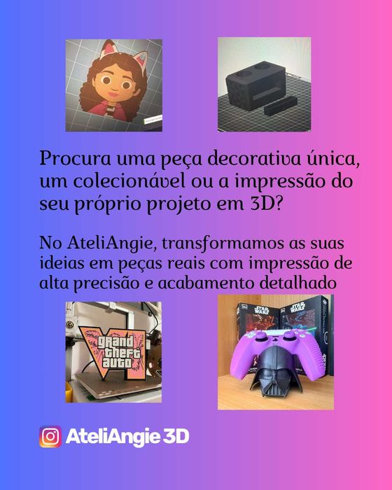Impressão 3D e Personalizados | AteliAngie
