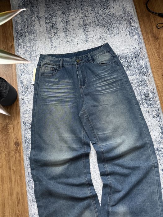 Archive bootcut jeans Джинси широкі сині Wide Leg Baggy Opium Jaded Y2k Sk8 Голубые джинсы буткат фларед flared syraight прямі прямые вошед