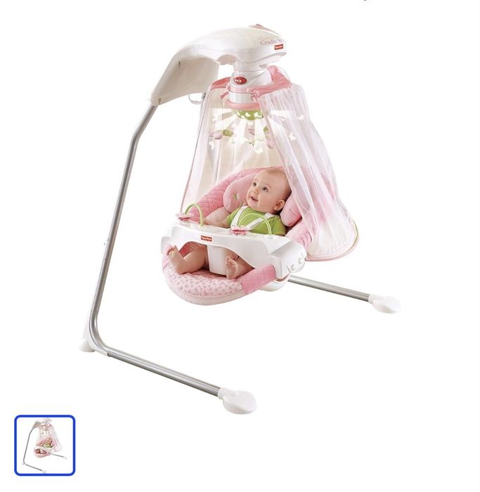 Huśtawka/bujaczek Fisher-Price Garden Papasan