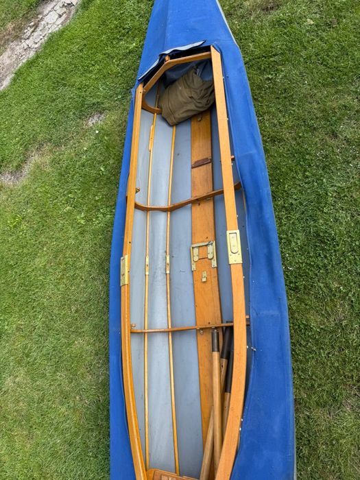 Kajak rozkladany 4,5m kompletny camping survival namiot