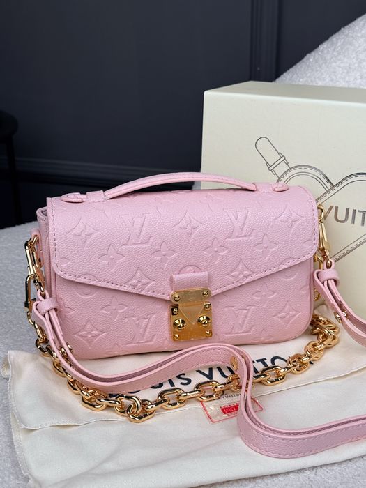 Сумка Louis Vuitton Pochette Metis East West Pink