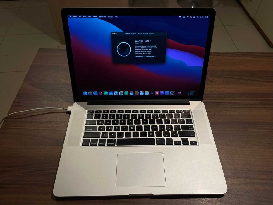 MacBook Pro 15 Retina 2014 i7 16GB 256GB SSD dobry stan