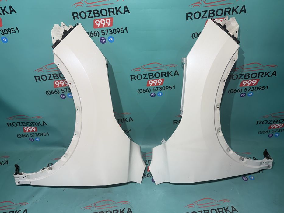 Крило Nissan Qashqai j11 крила QAB G біле Кашкай джі11 шрот