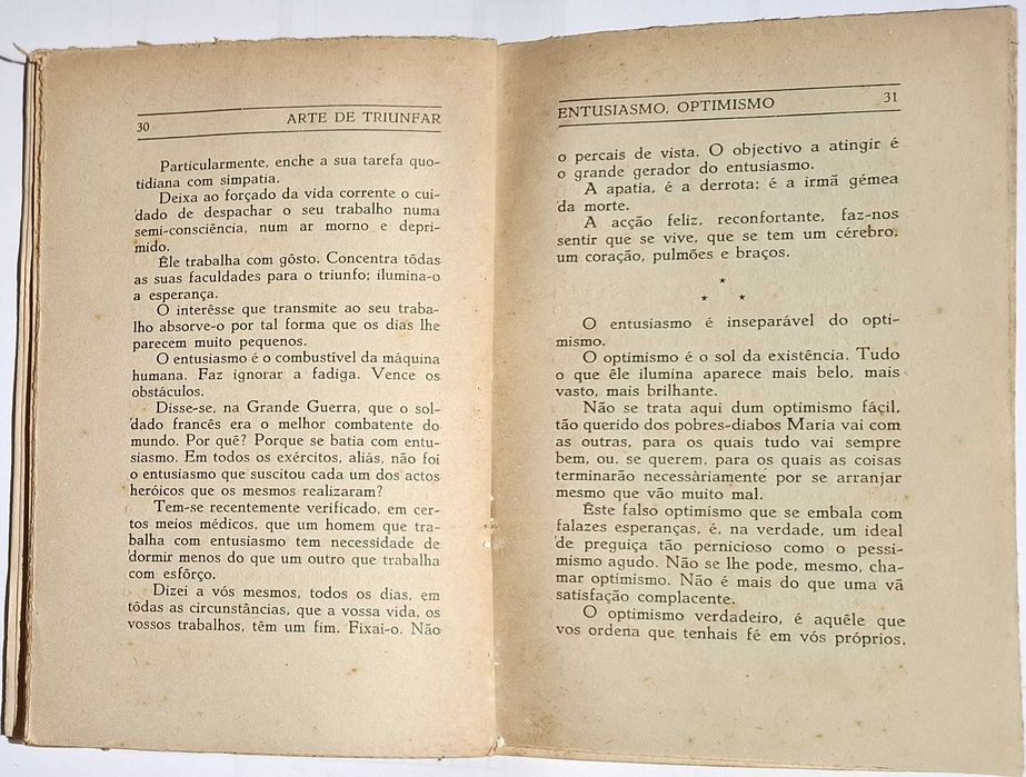 Arte de triunfar, A eficiência em 20 lições