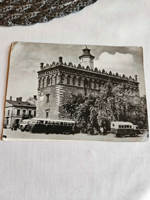 Stara kartka pocztowa Sandomierz