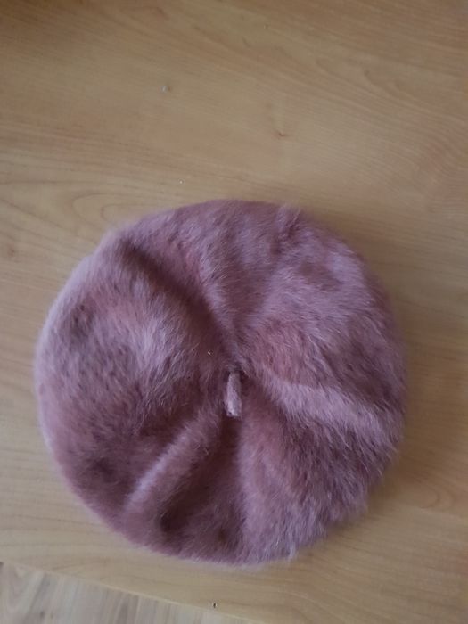 Beret damski - 60% angora