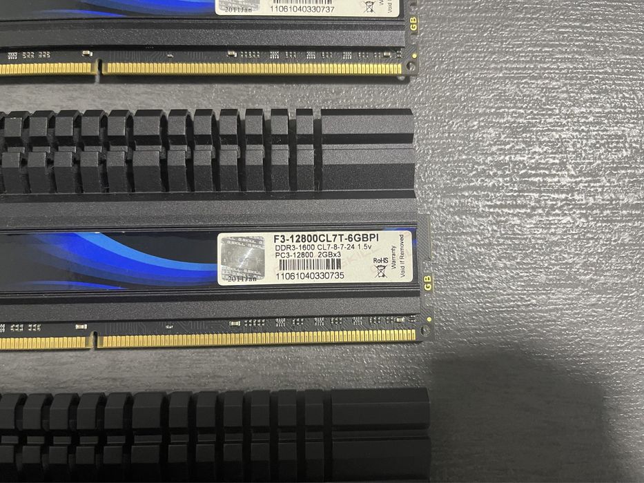 G.SKILL DDR3 PC Memory 6 GB64740752220931121