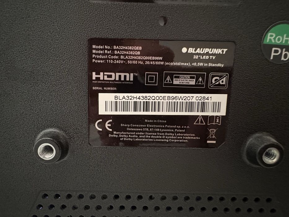 Telewizor smart tv blaupunkt led 32 cale
