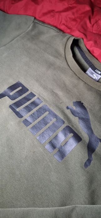 Кофта Puma темно зеленая