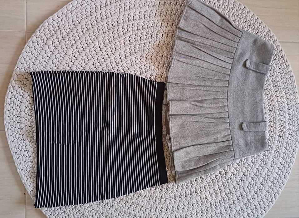 Spódniczki rozm. S, 12szt. ZARA, NEW LOOK, SINSAY