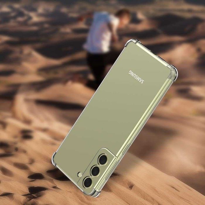 Etui Anti-Shock do Samsung Galaxy S21 FE + Szkło Hartowane