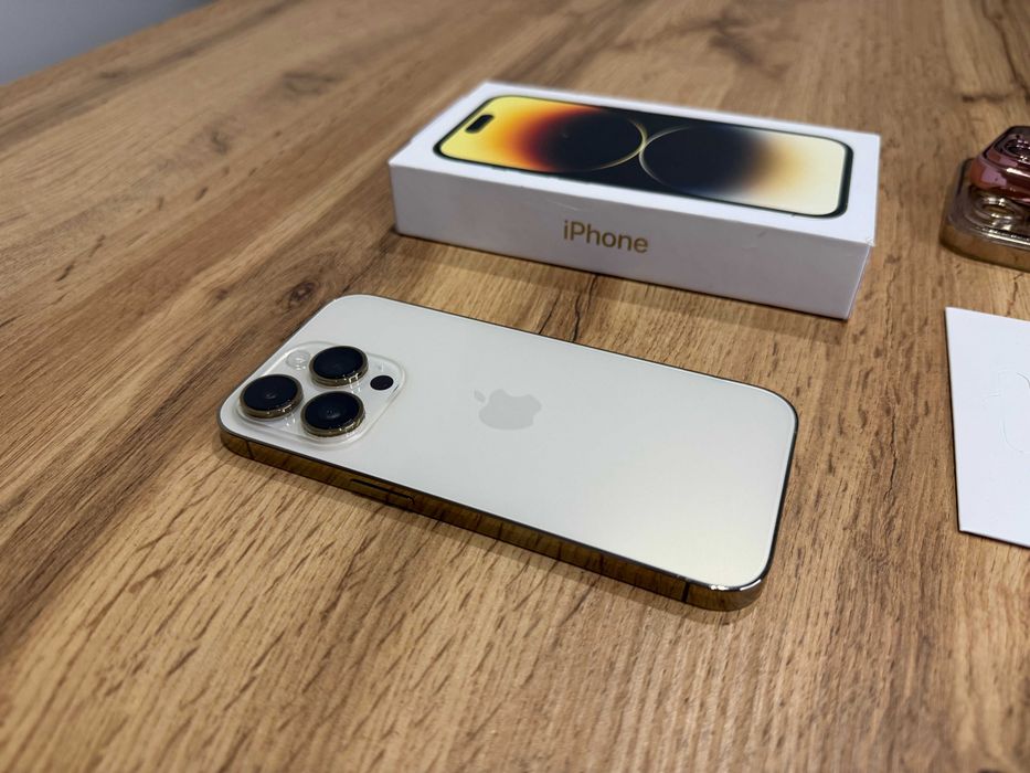 Okazja!!! Iphone 14 Pro - Złoty Super Stan! Gwarancja! Polecam!