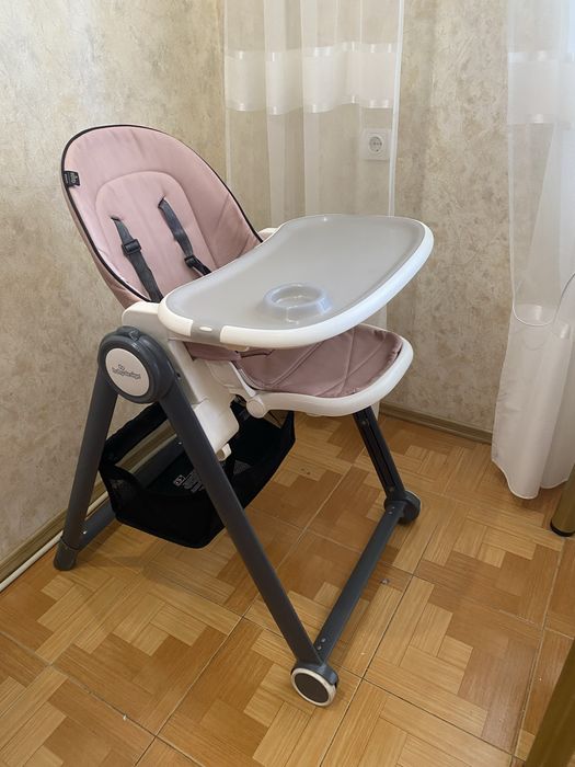 Стільчик для годування Baby Design | регулювання висоти | 5-точковий ремінь