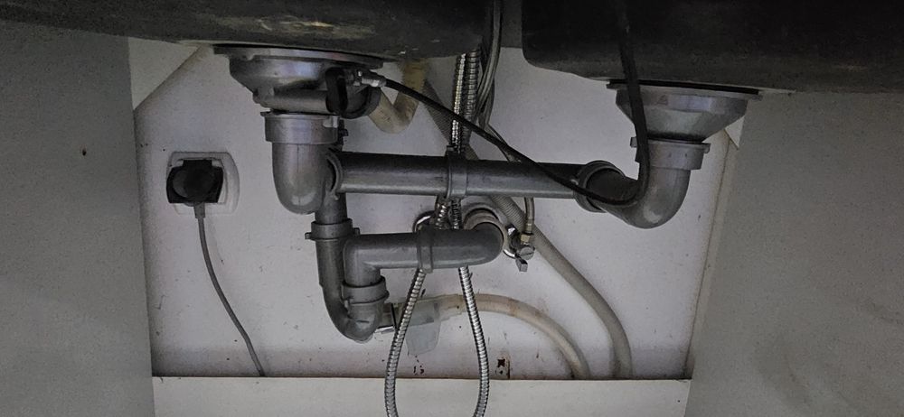 Zlew granitowy zlewozmywak 80 cm syfon