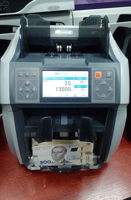 Банківська техніка для обробки готівки, лічильники, детектори та інше