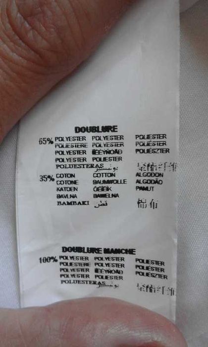 Żakiet marynarka biała Promod 36