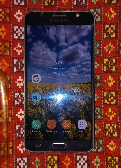 Мобильный телефон сенсорный Samsung j7 2016 16G