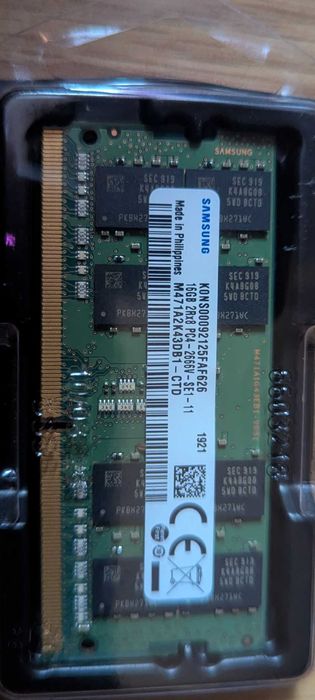 Pamięć do laptopa DDR4. 16 GIGA