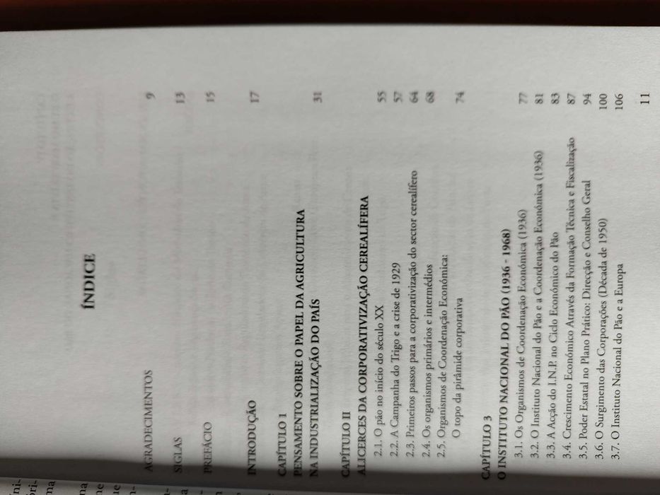 Livro "Instituto Nacional do Pão"