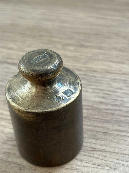 Mosiądz / brąz odważnik 250 g 1936 r.