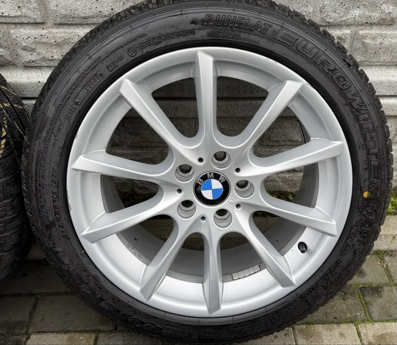Oryginalne felgi Bmw F10 F11 E61 E60 5x120 et30 8J 245/45R18 zima