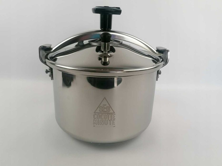 Garnek Szybkowar SEB 10 l srebrny stal nierdzewna