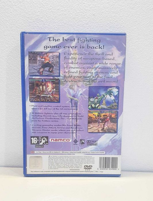 Gra SoulCalibur II Ps2 3xAng