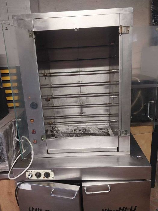 Гриль куры гриль на 4 шомпура, 220v