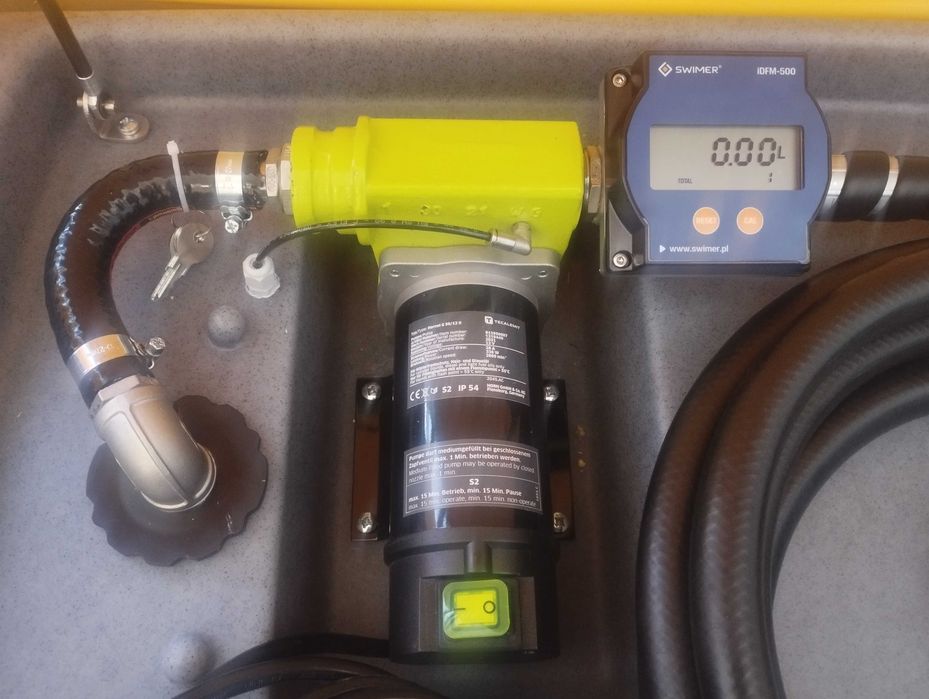 Zbiornik mobilny 400L Swimer - zasilany 12V lub 24V Tecalemit