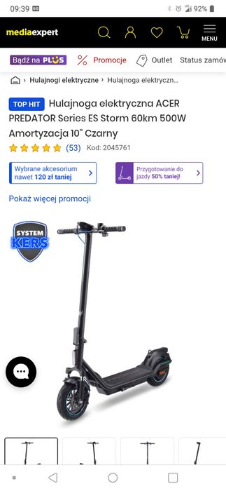 Hulajnoga elektryczna