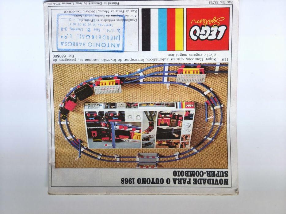 Catálogo LEGO System - Novidades para Outono 1968