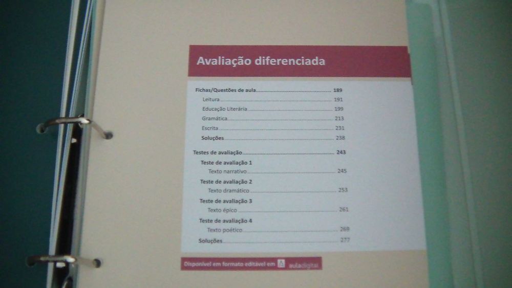 Conjunto completo do professor A par e passo 9 - Português 9.º ano,ASA